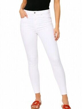 rag & bone Nina Jeans Women’s 30 White High Rise Ankle Skinny Quiet Luxury NWT